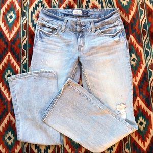 Aeropostale Hailey Skinny Flare Distressed Jeanz